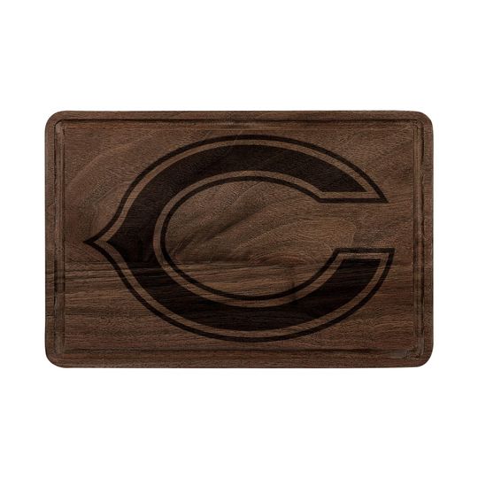 Chicago Bears Letter Cutting Board | Monogram Wood Cutting Board
