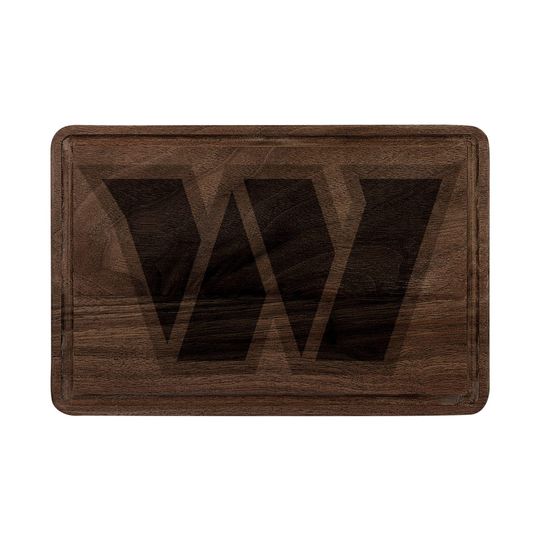 Washington Commanders Wooden Cutting Board | Initial Cutting Board