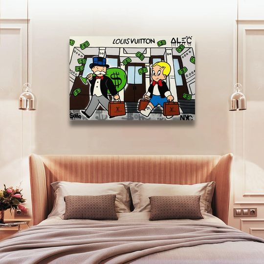 Alec Monopolys Graffiti Wall Art Poster Vertical Print for Living Room Decor