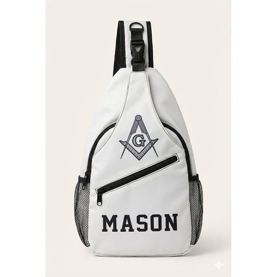 Masonic Chest Bags - White Freemason Shoulder Bag