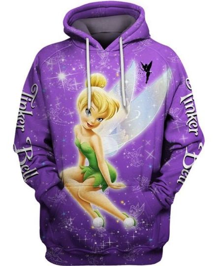 Tinker Bell 3D Shirt Hoodie, Disney World T-shirt