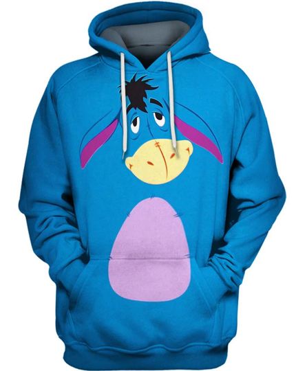 Eeyore Donkey 3D Hoodie