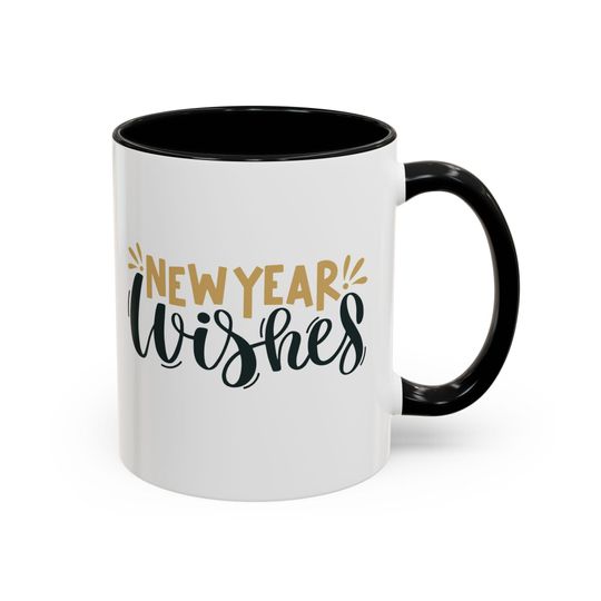 New Year Wishes Happy new year Coffee Mug | Accent Coffee Mug