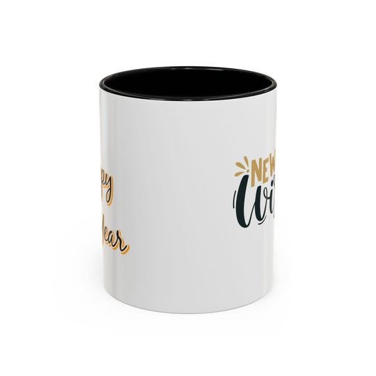 New Year Wishes Happy new year Coffee Mug | Accent Coffee Mug
