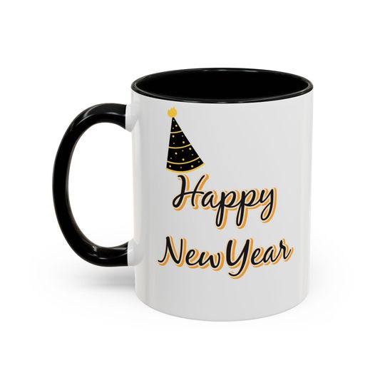 New Year Wishes Happy new year Coffee Mug | Accent Coffee Mug