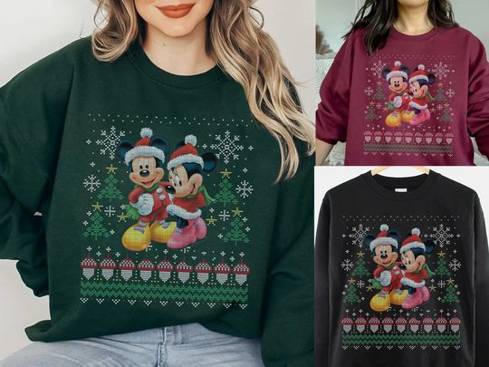 Vintage Disneyland Christmas Sweatshirt