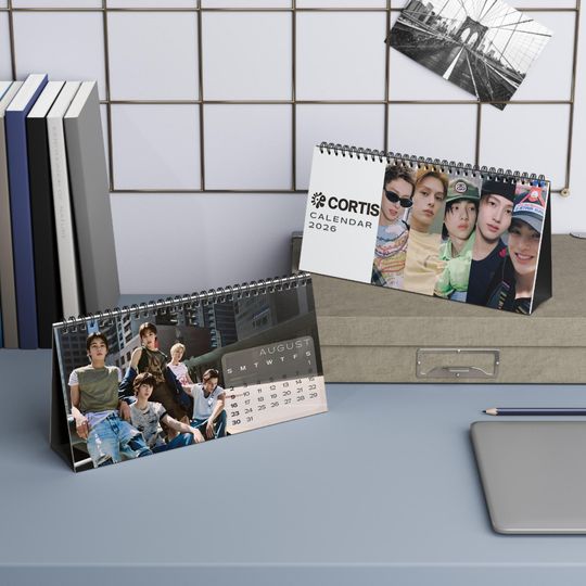 Cortis-inspired 2026 K-Pop Desktop Calendar | Fan Gift