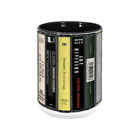 Joy Division Albums Cassette Retro Collection Accent Mug