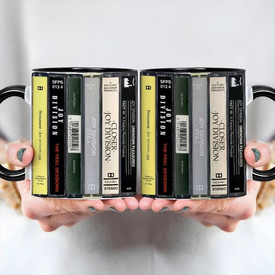 Joy Division Albums Cassette Retro Collection Accent Mug