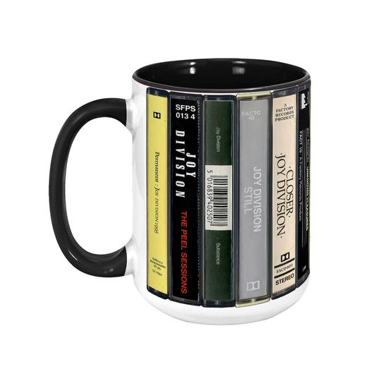 Joy Division Albums Cassette Retro Collection Accent Mug