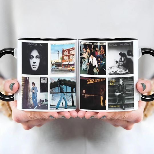 Billy Joel Albums Cover Collection Retro Mug