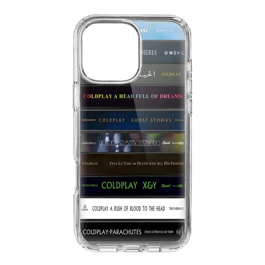 Coldplay Albums Cassette Collection Retro Phone Case
