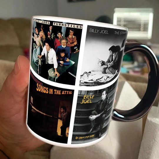 Billy Joel Albums Cover Collection Retro Mug