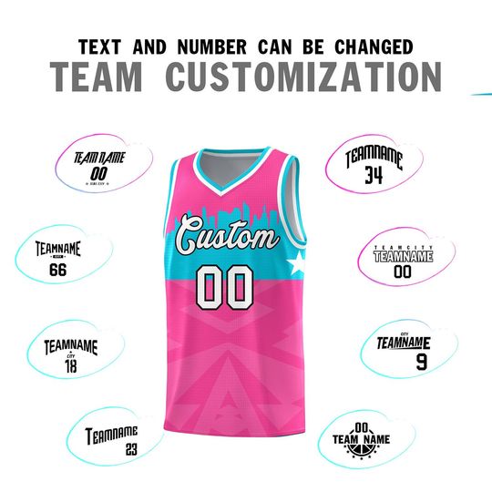 Custom City Star Basketball Jersey Set: Personalized Name & Number