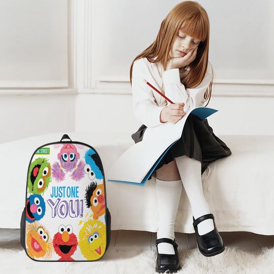 Sesame Street Backpack for Kids | Lightweight School Backpack