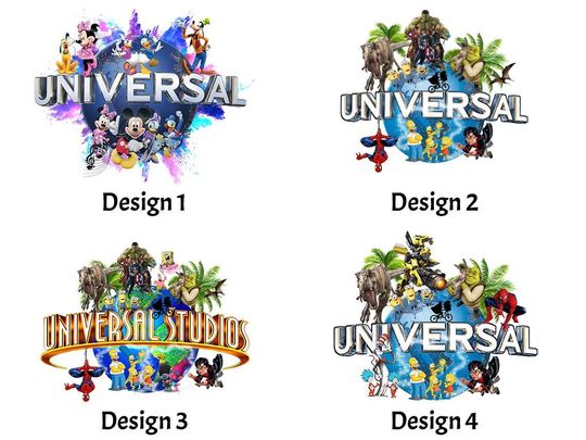 Custom Universal Studios Shirt, Personalized Name Family Vacation Matching Family Trip Tee Crew