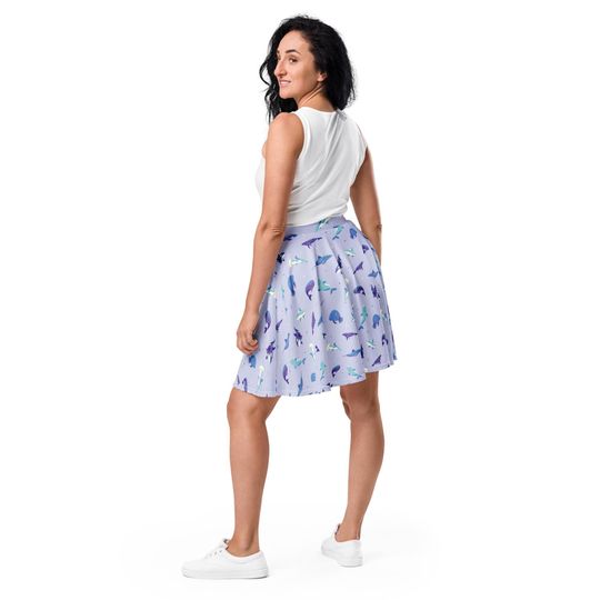 Ocean Animals Skater Skirt