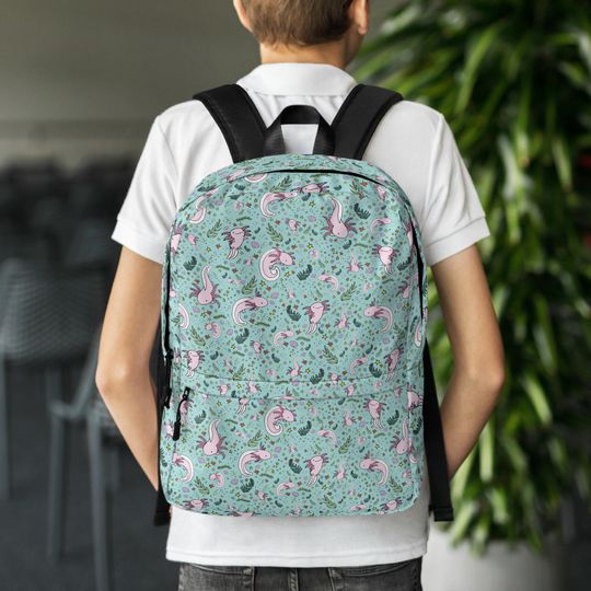 Cute Axolotl Backpack