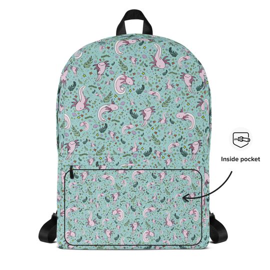 Cute Axolotl Backpack