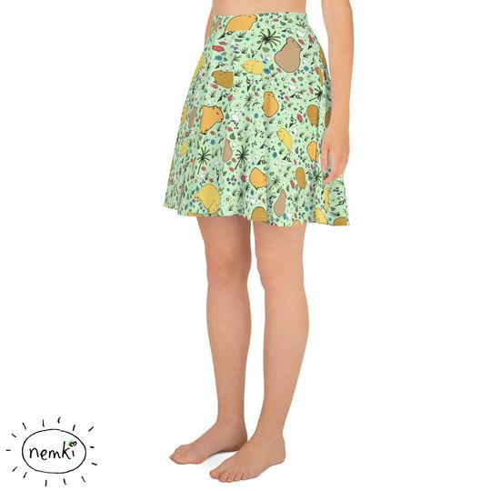 Cute Capybara Skater Skirt
