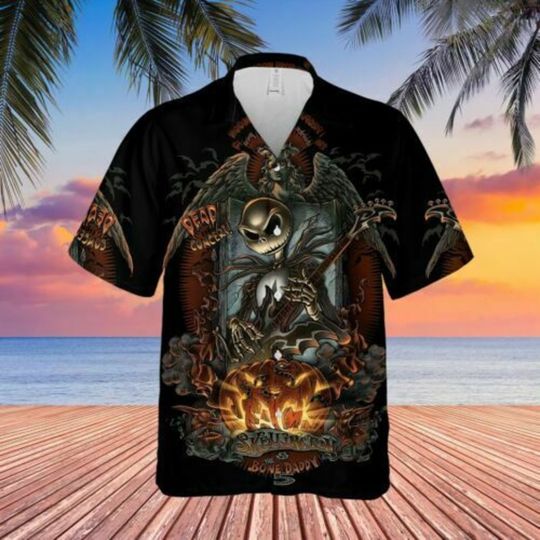 Halloween Jack Skellington Hawaiian Shirt