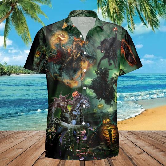 Amazing Strong Headless Horseman Hawaiian Shirt