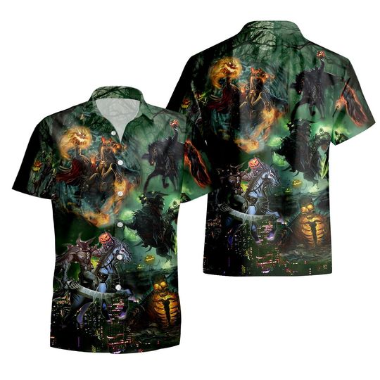 Amazing Strong Headless Horseman Hawaiian Shirt