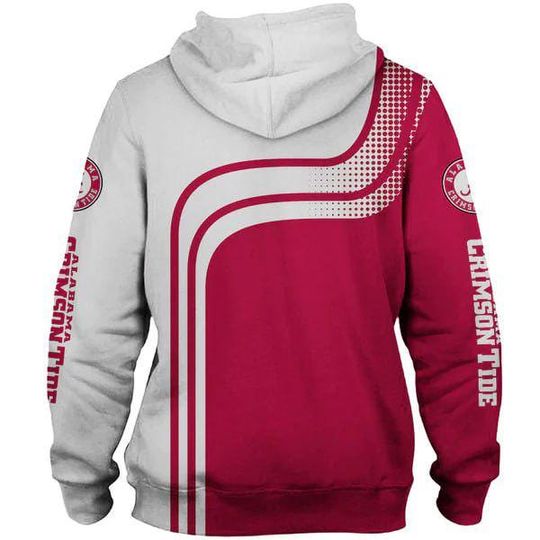 Crimson Tide Hoodies 3D Pullover