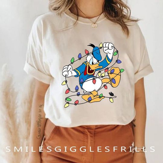 Donald Duck Christmas T-Shirt, Disney Christmas T-Shirt