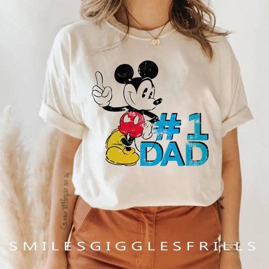 Mickey Mouse DAD Shirt Disney Shirt, Mickey Unisex T-Shirt, Mickey