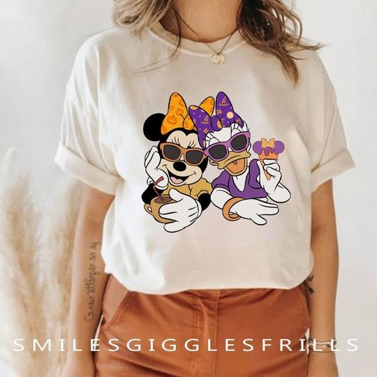 Minnie And Daisy Duck Disney Halloween Shirt, Mickey Kid T-Shirt, Disney Halloween