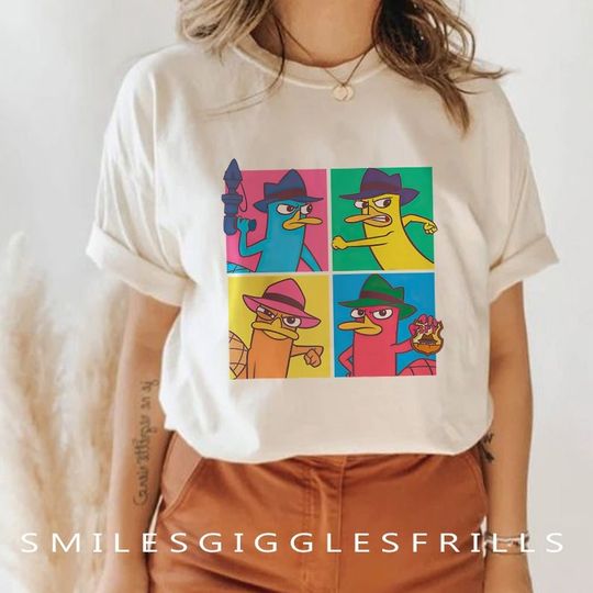 Disney Phineas And Ferb Perry Shirt Disney Shirt, Perry the Platypus Unisex