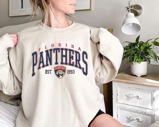 Florida Panthers Sweatshirt, Panthers Sweatshirt, Hockey Sweatshirt, Vintage Sweatshirt
