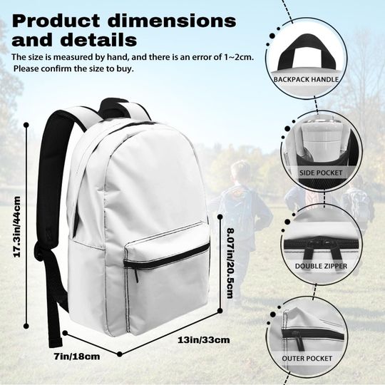 Personalized Bear Cartoon Backpack