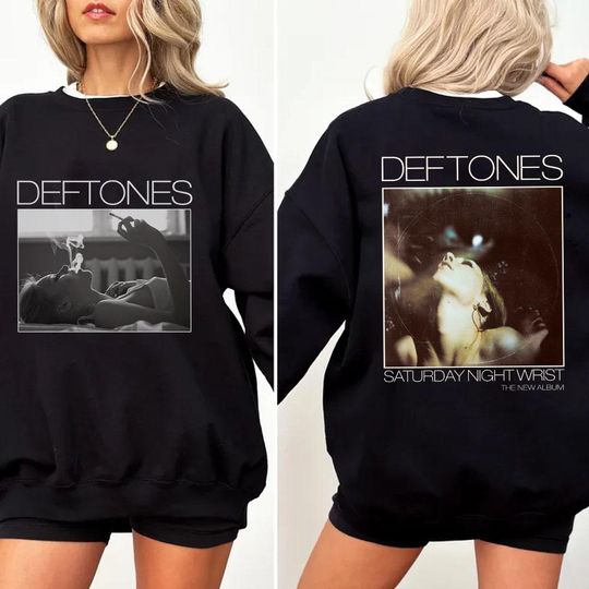 Deftone Vintage Band Tee  Grunge Alternative Rock Sweatshirt