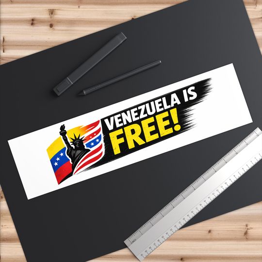 Venezuela Is Free Bumper Sticker