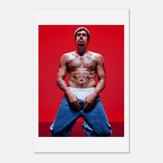 Bad Bunny Premium Poster  Luxurious Matte Finish, Eco-Friendly