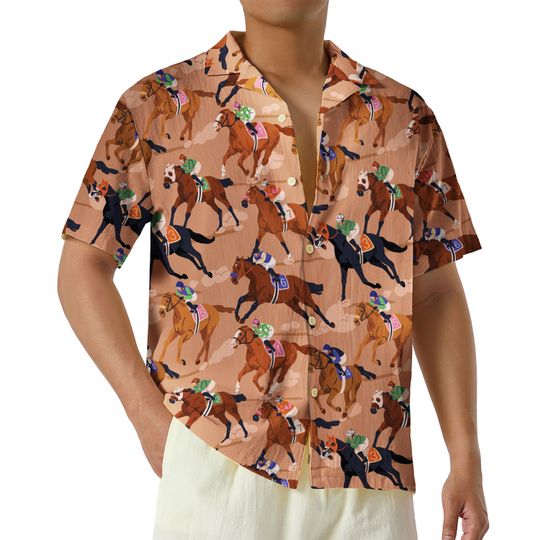 Kentucky Derby Hawaiian Shirt, Talk Derby To Me Button Up Shirt, Kentucky Horse Race Tee, Derby Day Gift
