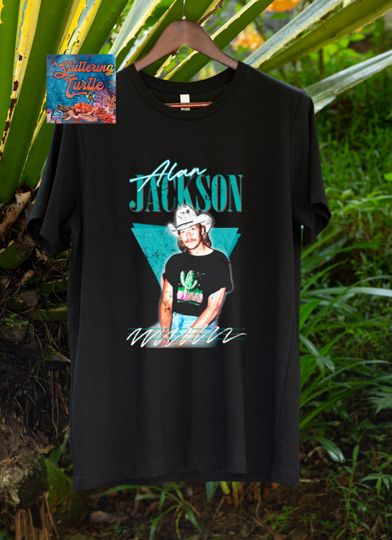 Alan Jackson T-Shirt, Vintage Faded Shirt