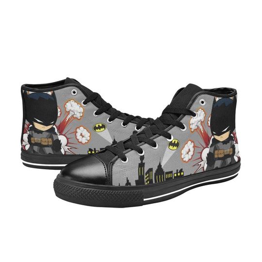 Superheroes High Tops Sneakers, Birthday Gift for Him, for Her