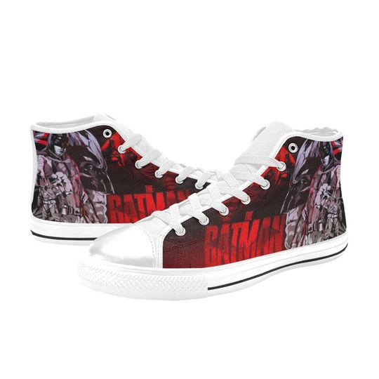 Superheroes High Tops Sneakers, Birthday Gift for Him, for Her