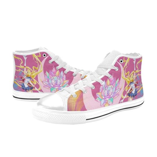 Cute Anime High Tops Sneakers, Birthday Gift for Him, for Her