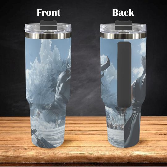 Final Fantasy 40 oz Tumbler: Personalized Stanley-Inspired Stainless Steel Cup