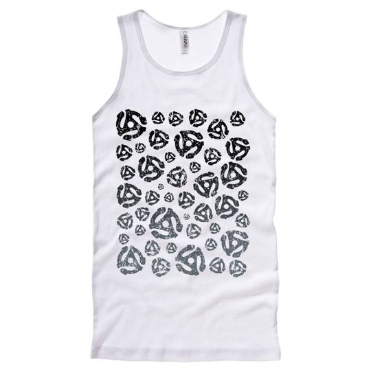Tank Top - 45 45s Grayscale