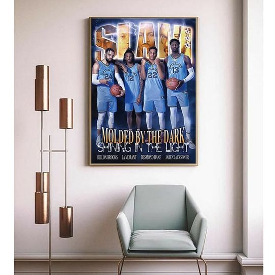 Memphis Grizzlies SLAM Poster