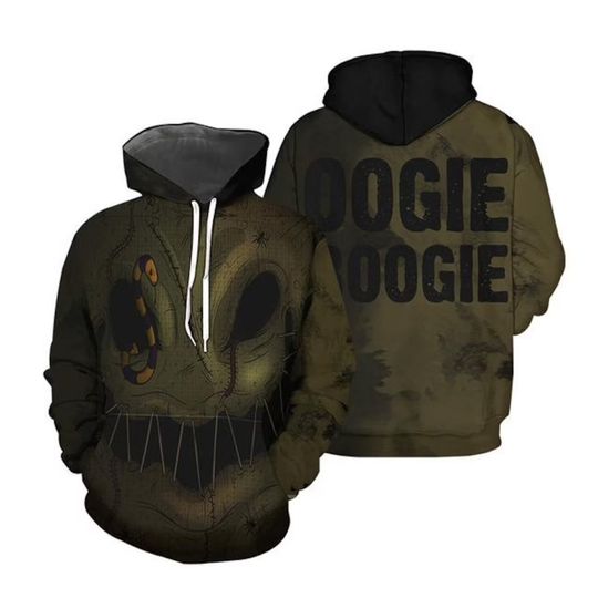 Oogie Boogie Well Well Well What Have We Here 3d Hoodie, Oogie Boogie Nightmare Hoodie