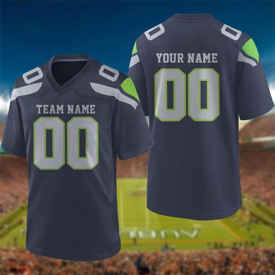 Custom Football Jersey - Personalized V-Neck Fan Wear