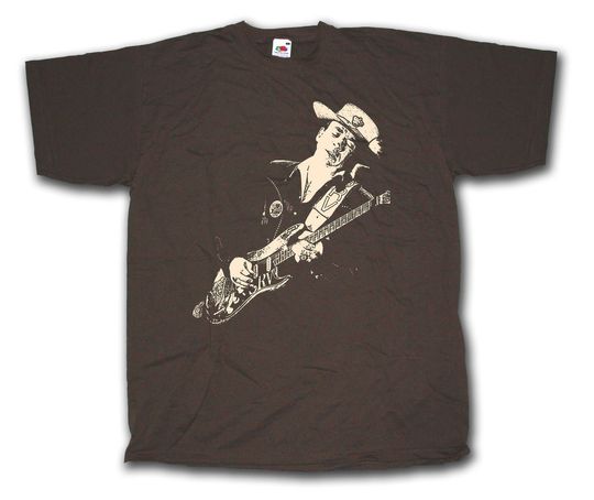 Stevie Ray Vaughan On Stage Picture T Shirt