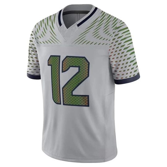 Men's 12s FAN Seattle Football Jersey, Game Jersey Shirt