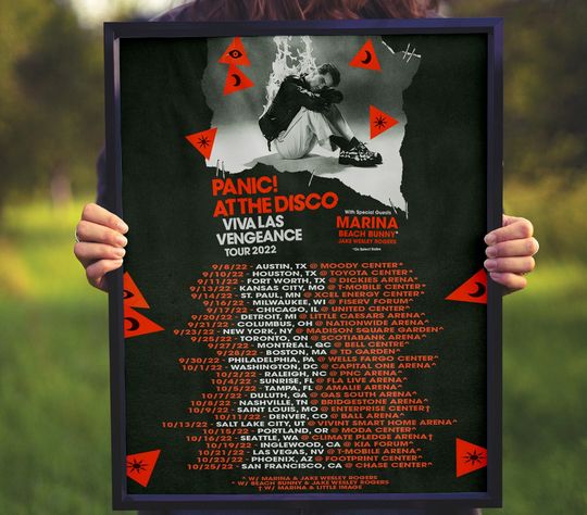 Panic At The Disco Tour 2022 Poster